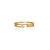 Unfinishing Line Diamond 18k Fine Gold double lines ring  (UL19)