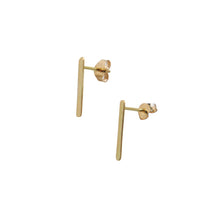 HSU 18-Karat Yellow Gold Forging Line Earrings (FW)