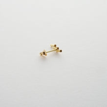 HSU 18-Karat Yellow Gold Triple Line Earrings (FW)