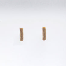 HSU 18-Karat Yellow Gold Forging Short line Earrings