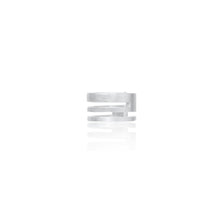HSU triple line sterling silver ear cuff  (UL19)