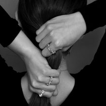 Touching The Invisible 9-karat Gold Textured Ring (TI)