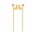 HSU Perspective Swing Earring / Gold (UL)