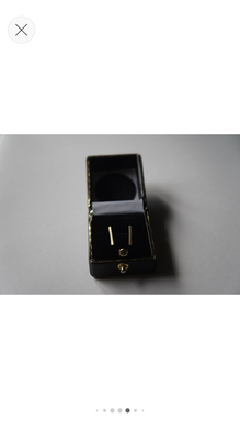 HSU 18-Karat Yellow Gold Forging Line Earrings (FW)