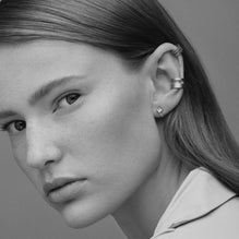 HSU Open Line Sterling Silver Ear Cuff (UL)